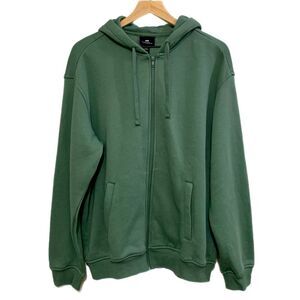 H&M Full Zip Hoodie Women Green M.